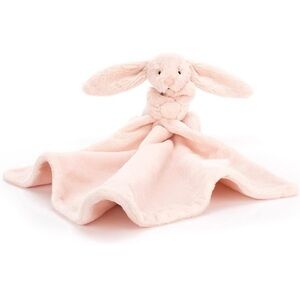 Jellycat Bashful Bunny Soothing Cozy Lovey Pink Plush Small Security Blanket